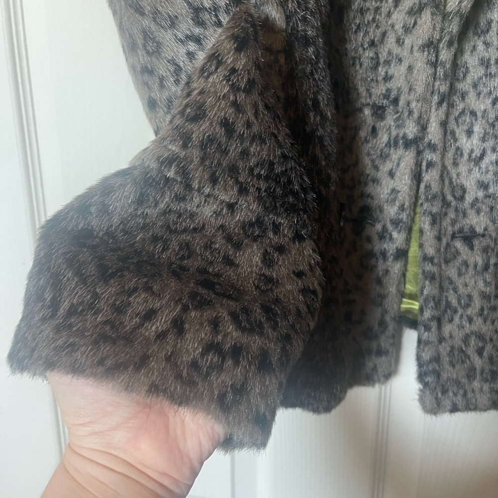 2010 Dollhouse leopard Pea coat - Picture 5 of 6